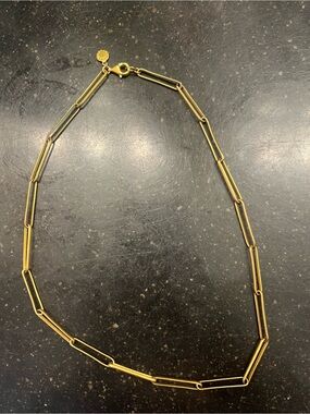 J.Crew Gold Paperclip Chain Necklace - Women Jewelry